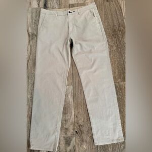 Men's Classic Rag & Bone Beige Chinos Cotton Made in USA Work Pants 38X32